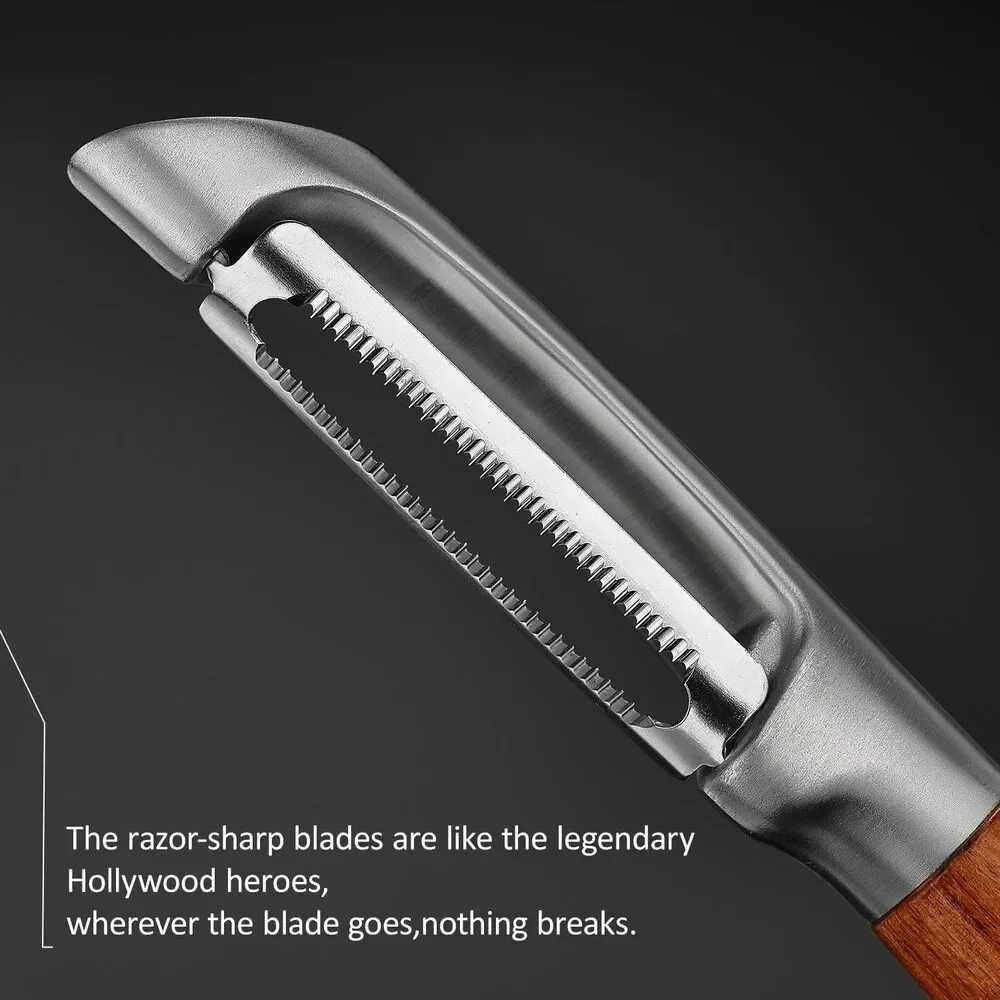Premium High-End Rosewood Potato Peeler